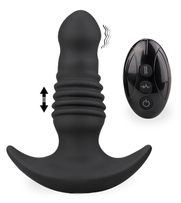 Analplug mit Vibration und Stoßfunktion Tokyo