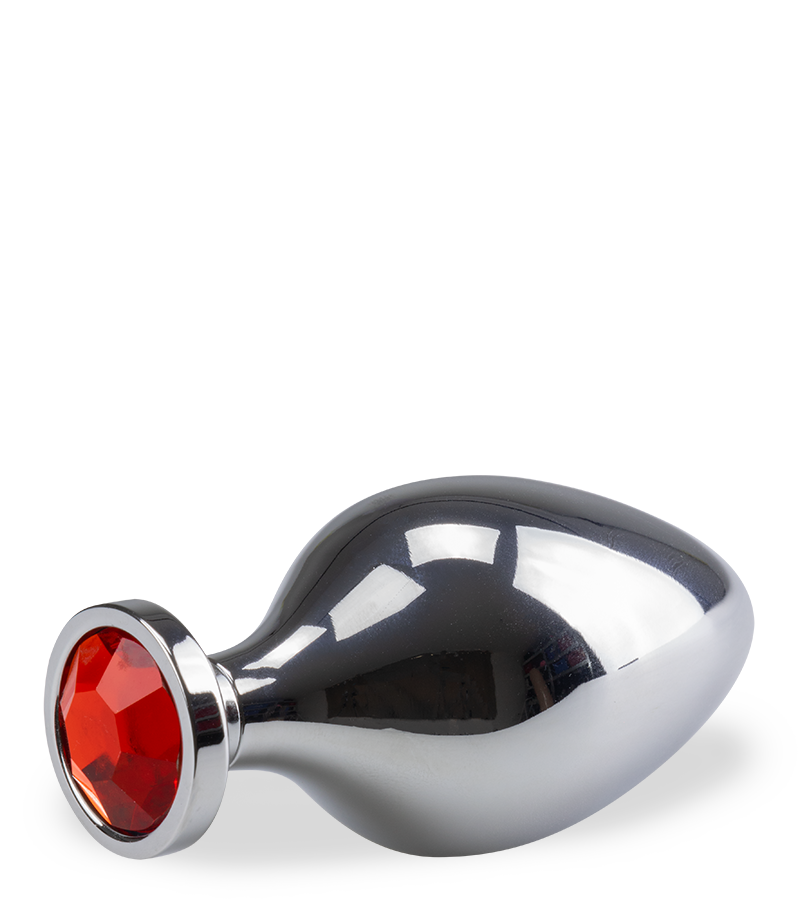 Analschmuck mit Doppel-Cockring und 3 Plugs