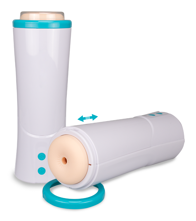 Anus-Masturbator mit 3 Stoßmodi