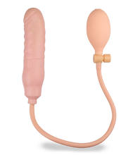 Laden Sie das Bild in den Galerie-Viewer, Aufblasbarer Analdildo mit Handpumpe