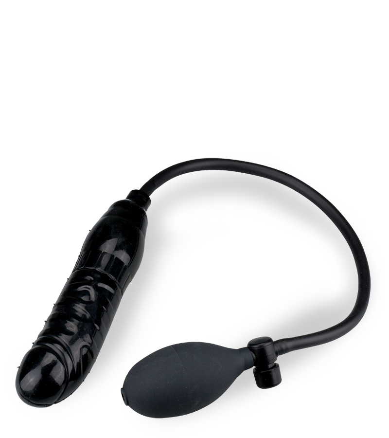 Aufblasbarer Analdildo mit Handpumpe