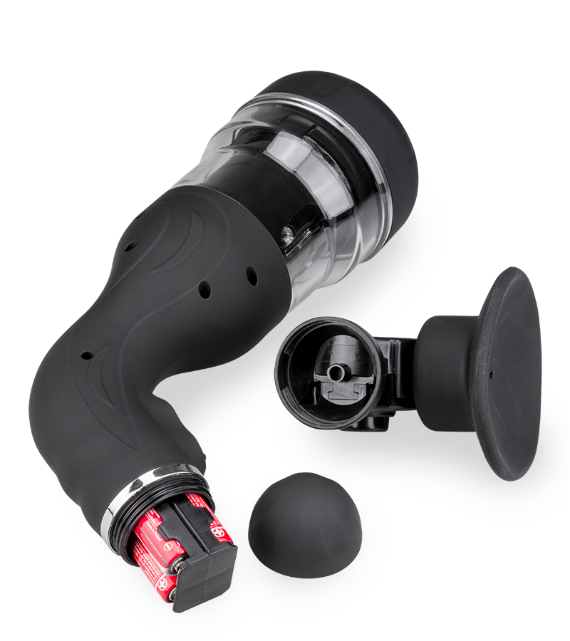 Automatischer Masturbator mit Rotation und Saugfuß