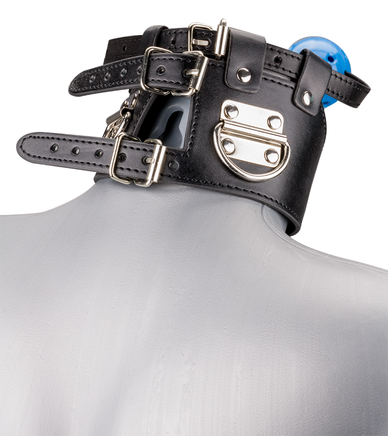 Ballknebel mit Bondage-Halsband