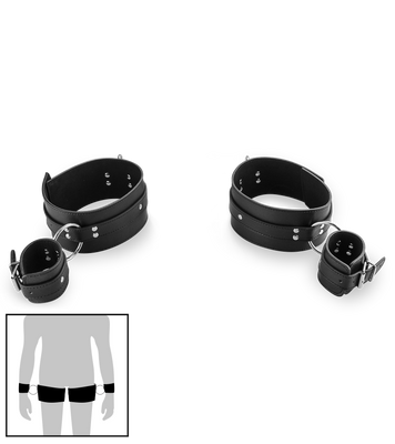 BDSM-Fesseln für Oberschenkel und Handgelenke