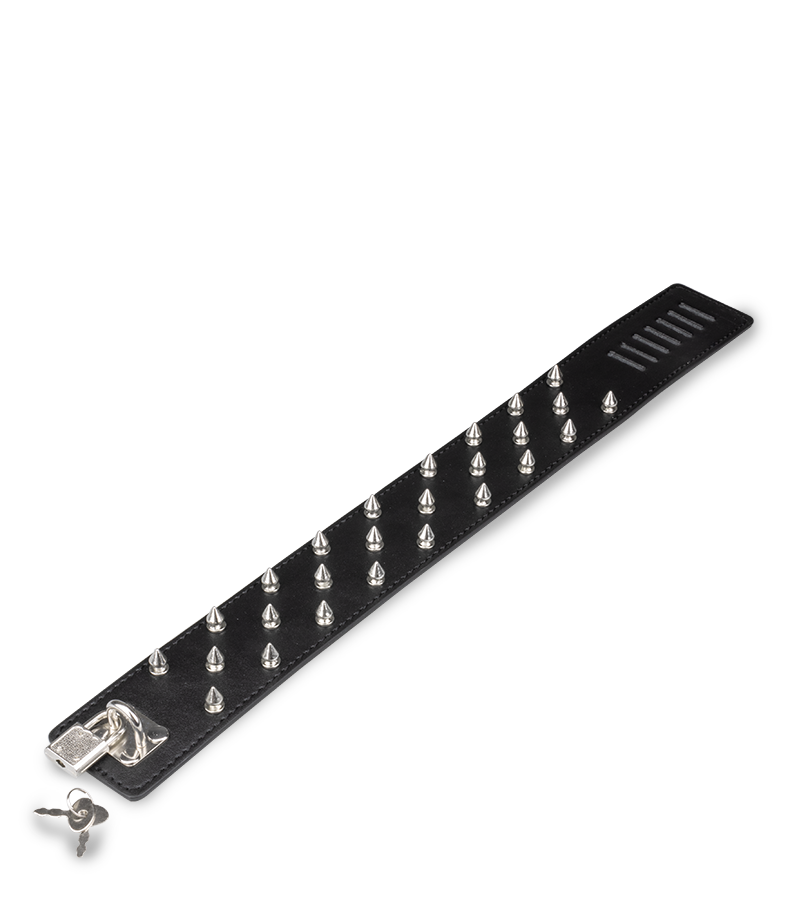 BDSM-Halsmanschette mit Nieten