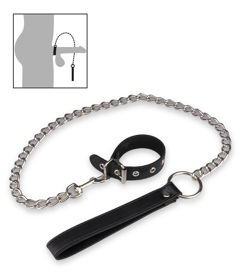 BDSM-Penisleine aus Leder