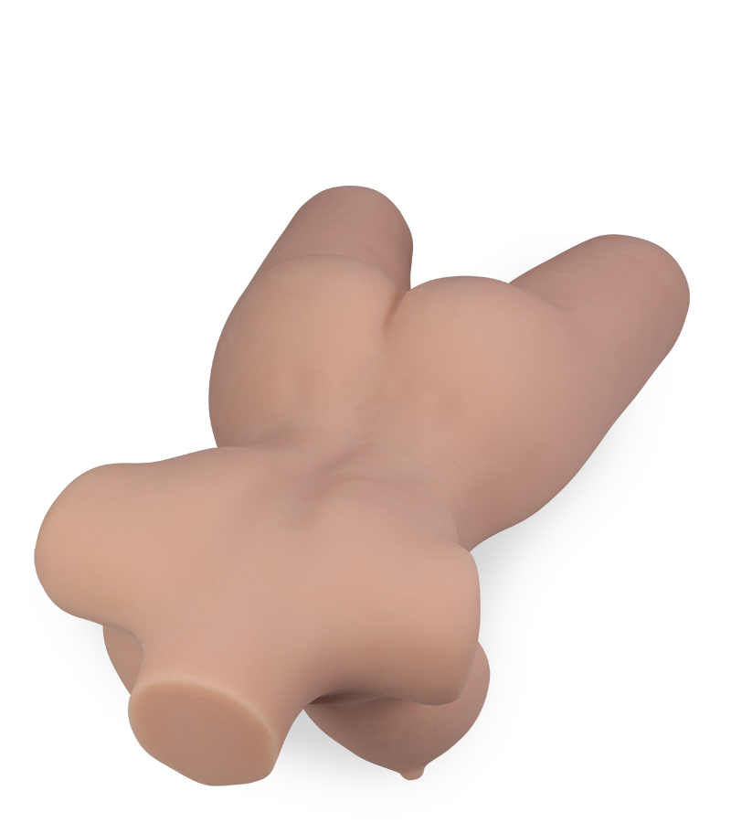 Beweglicher Masturbator Torso aus TPE Amélia