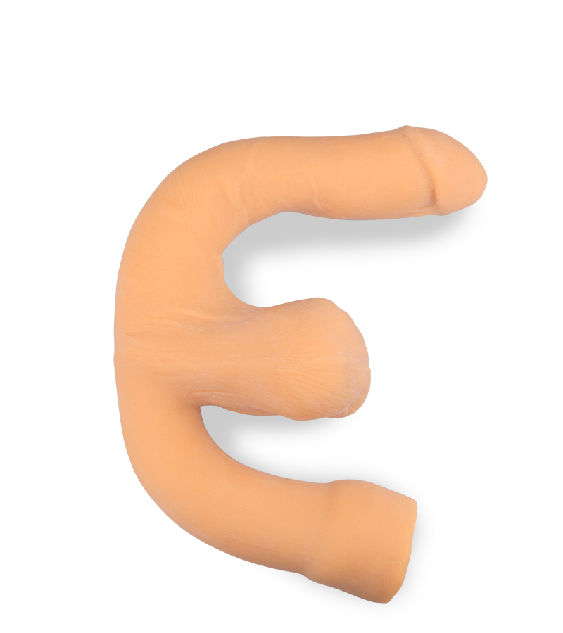 Biegbarer Dildo mit Griff Harry