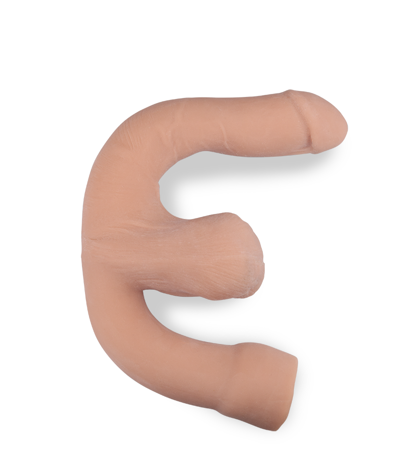 Biegbarer Dildo mit Griff Harry