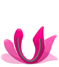 Laden Sie das Bild in den Galerie-Viewer, Biegbarer Klitoris- und G-Punkt-Stimulator mit Fernbedienung Idol