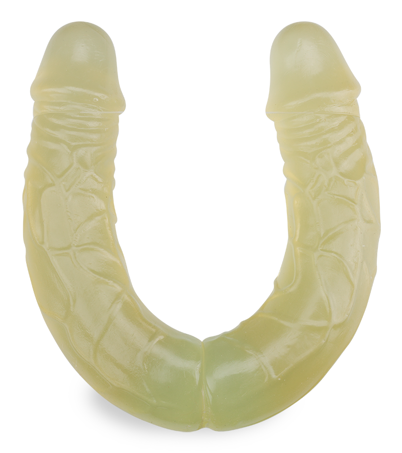 Biegsamer Doppeldildo Crystal 36 cm