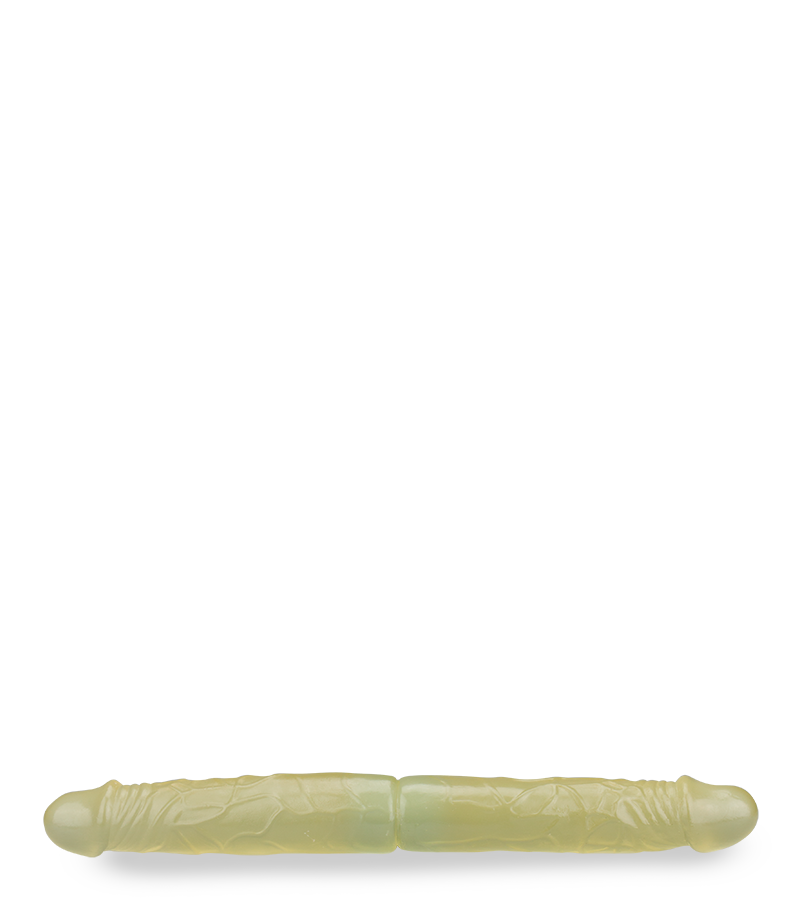 Biegsamer Doppeldildo Crystal 36 cm