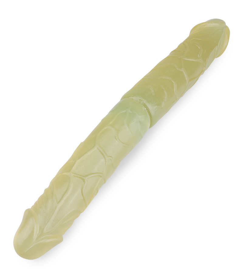 Biegsamer Doppeldildo Crystal 36 cm