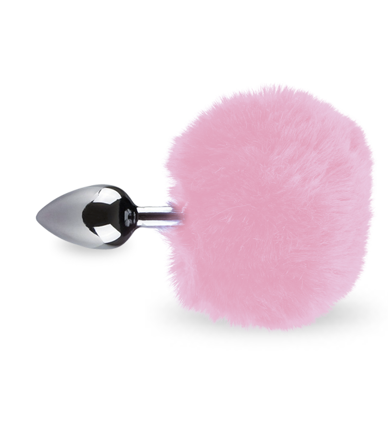 Bunny Tail Rosebud-Analplug