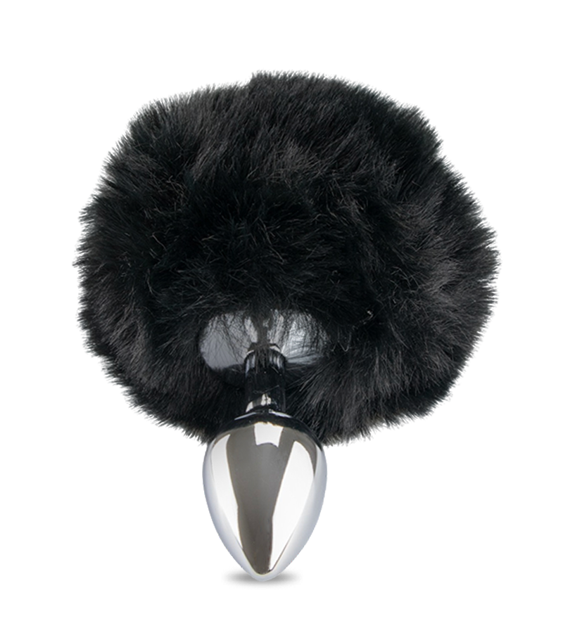 Bunny Tail Rosebud-Analplug