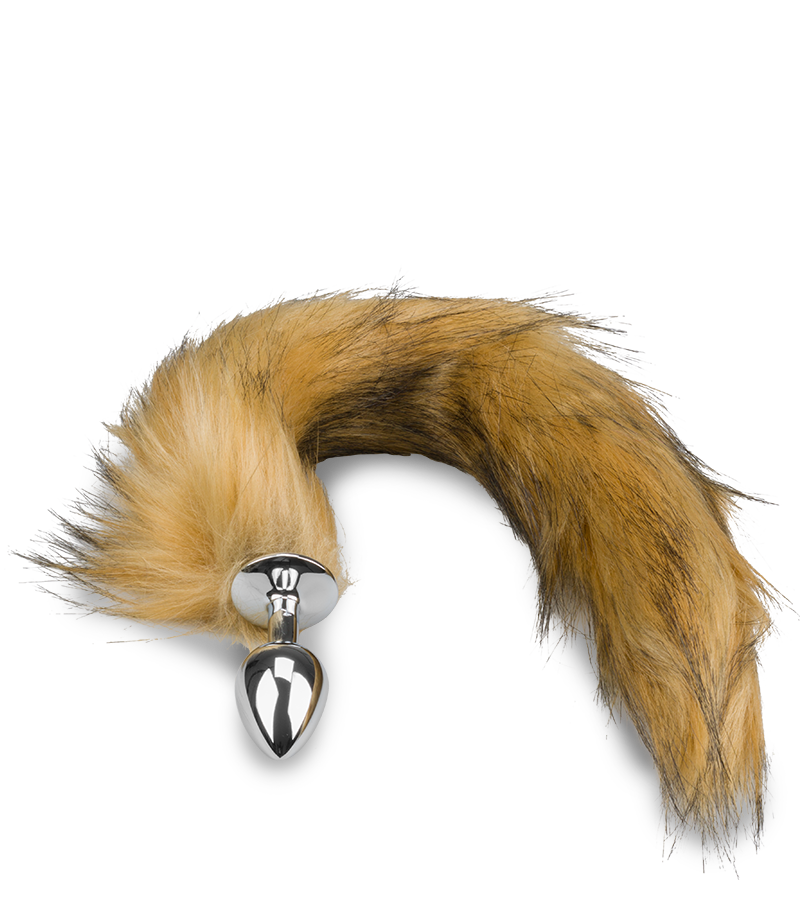 Buttplug mit Fuchsschwanz aus Kunstfell