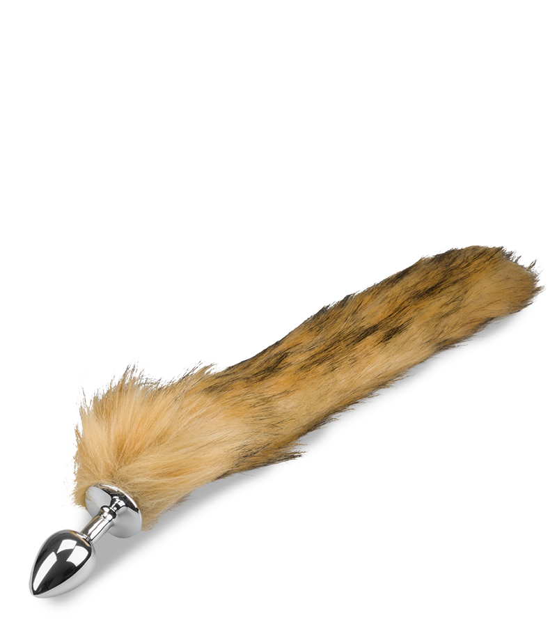Buttplug mit Fuchsschwanz aus Kunstfell