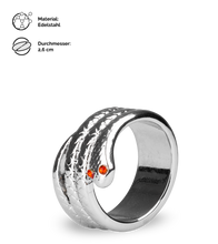 Laden Sie das Bild in den Galerie-Viewer, Cockring aus Edelstahl Medusa