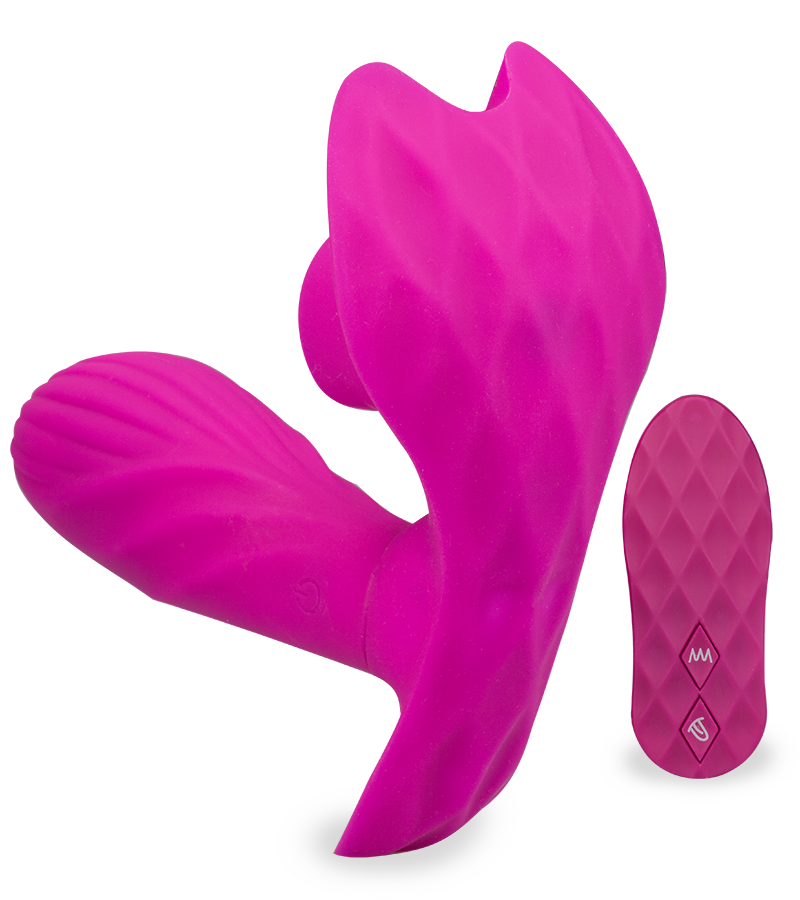 Cunnilingus-Sextoy mit Heizdildo