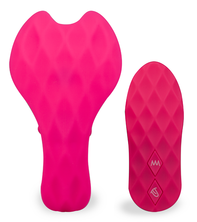 Cunnilingus-Sextoy mit Heizdildo