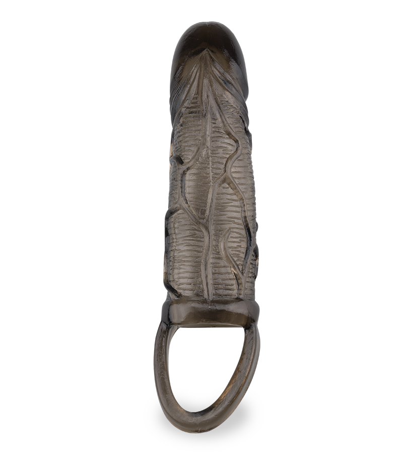 Dehnbare Penishülle mit Hodenring