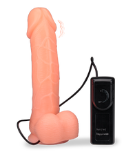 Laden Sie das Bild in den Galerie-Viewer, Dicker Dildo-Vibrator mit Rotation und Saugnapf