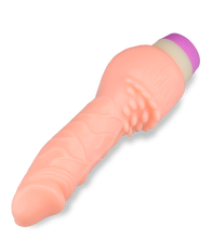 Laden Sie das Bild in den Galerie-Viewer, Dildo-Vibrator mit breiter genoppter Basis