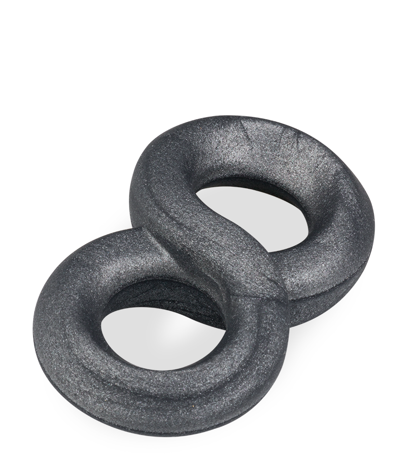 Doppel-Cockring aus medizinischem Silikon Julo