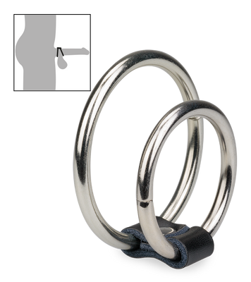 Doppel-Cockring aus Metall