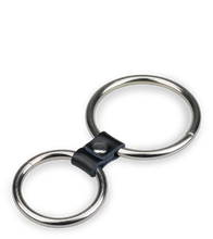 Laden Sie das Bild in den Galerie-Viewer, Doppel-Cockring aus Metall