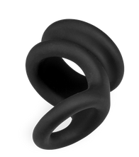 Laden Sie das Bild in den Galerie-Viewer, Doppel-Cockring für Penis und Hoden Plop