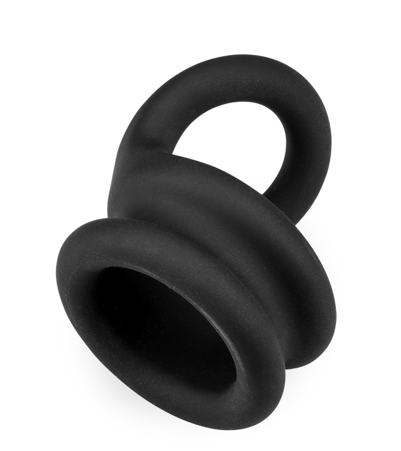 Doppel-Cockring für Penis und Hoden Plop