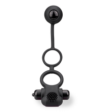 Laden Sie das Bild in den Galerie-Viewer, Doppel-Cockring mit Vibration und Analkugel
