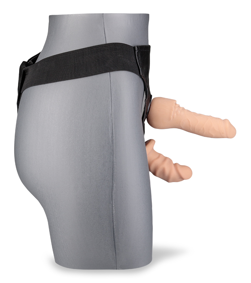 Doppel-Strap-On mit abnehmbarem Dildo