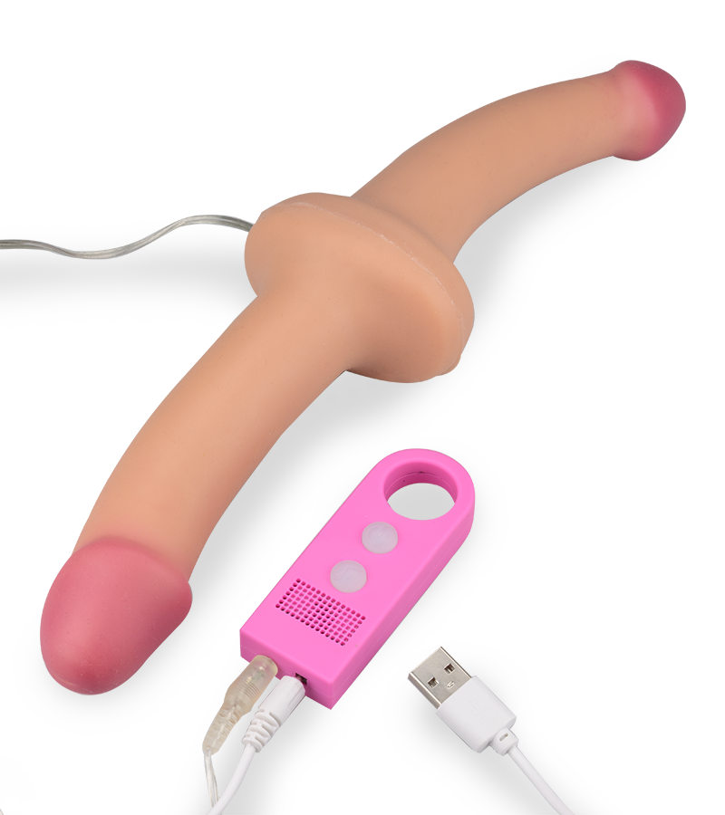 Doppeldildo für Paare mit Vibration