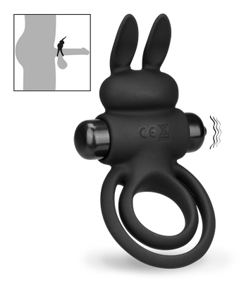 Doppelter Cockring mit Vibration 10 Modi