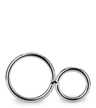 Laden Sie das Bild in den Galerie-Viewer, Doppelter Edelstahl-Penisring Eight
