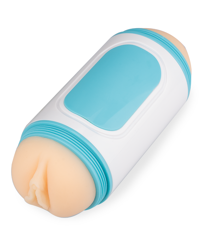 Double-Hole-Masturbator mit Saugfuß Sometimes