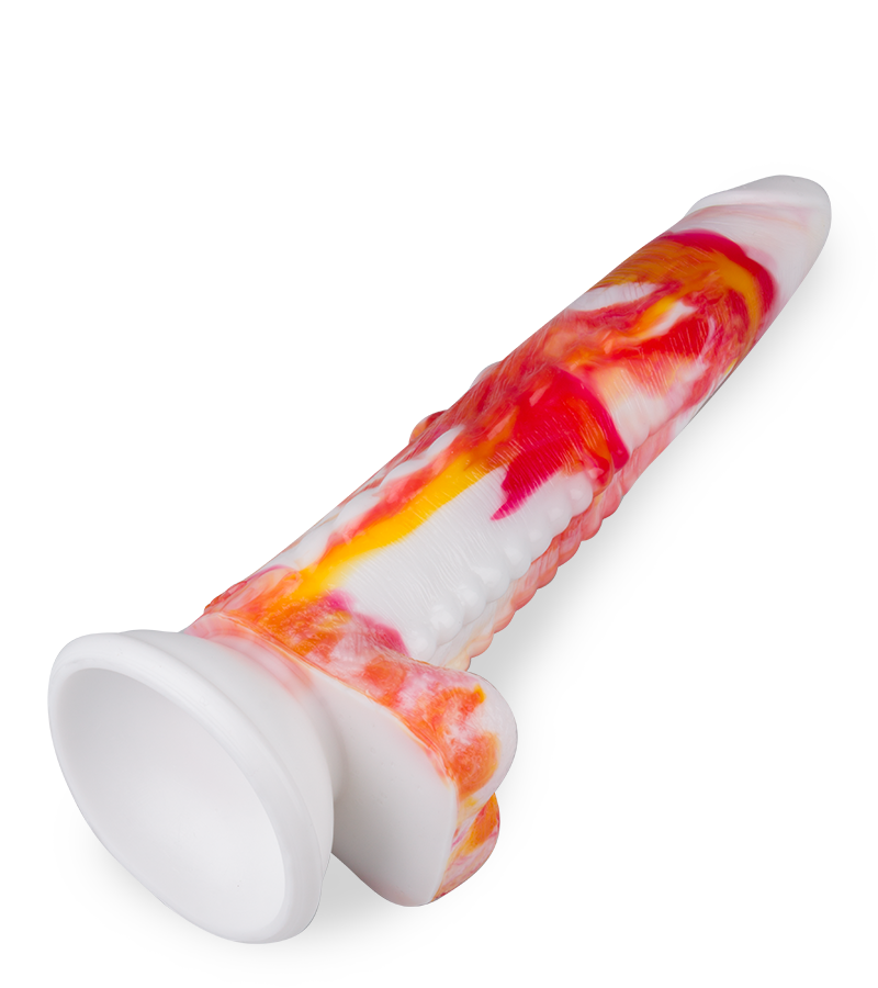 Drachendildo mit Saugnapf 25,5 cm