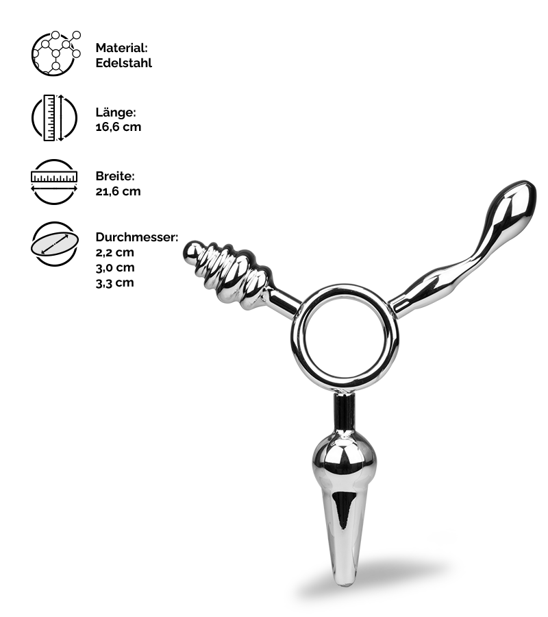 Dreifach-Analplug Wheel