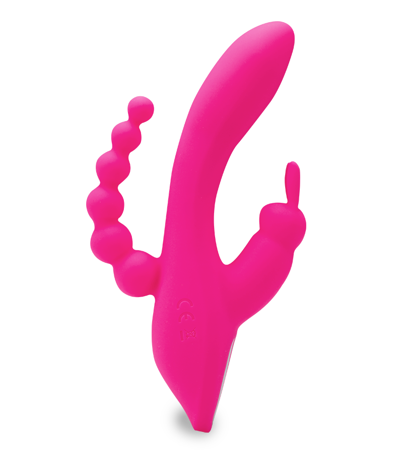 Dreifach-Rabbit mit Analkugeln