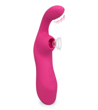 Laden Sie das Bild in den Galerie-Viewer, Druckwellenstimulator mit Innendildo Diva