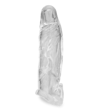 Laden Sie das Bild in den Galerie-Viewer, Durchsichtige Penishülle mit Hodenring