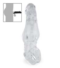 Laden Sie das Bild in den Galerie-Viewer, Durchsichtige Penishülle mit Hodenring Gordon
