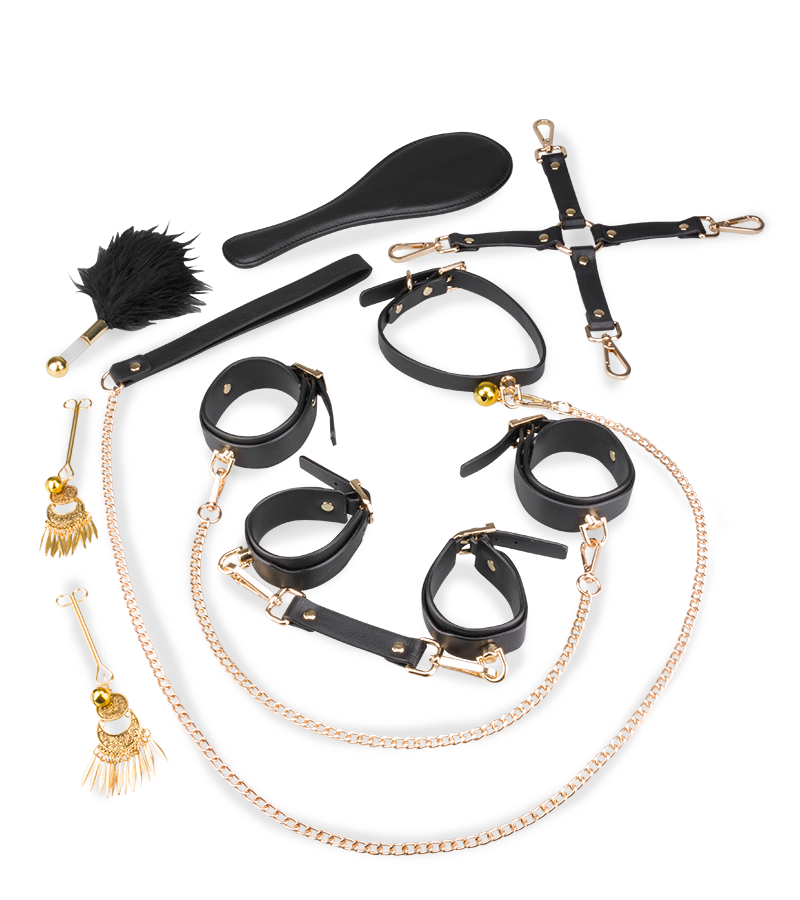 Elegantes BDSM-Set 8-teilig