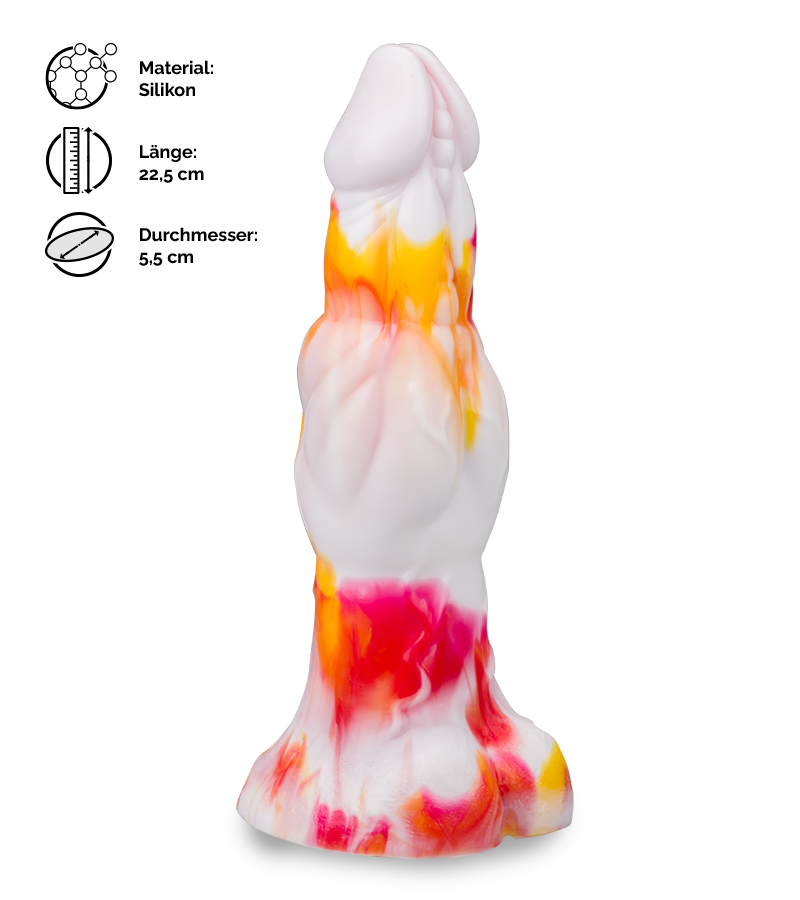 Fantasy-Dildo mit Saugnapf Hakutaku