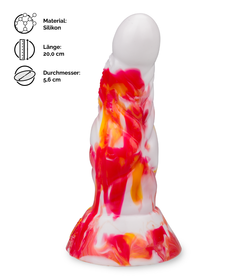 Fantasy-Dildo mit Saugnapf PiYao