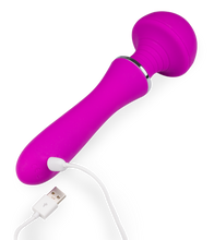 Laden Sie das Bild in den Galerie-Viewer, Fantasy-Wand-Vibrator mit breitem Massagekopf 12 Modi