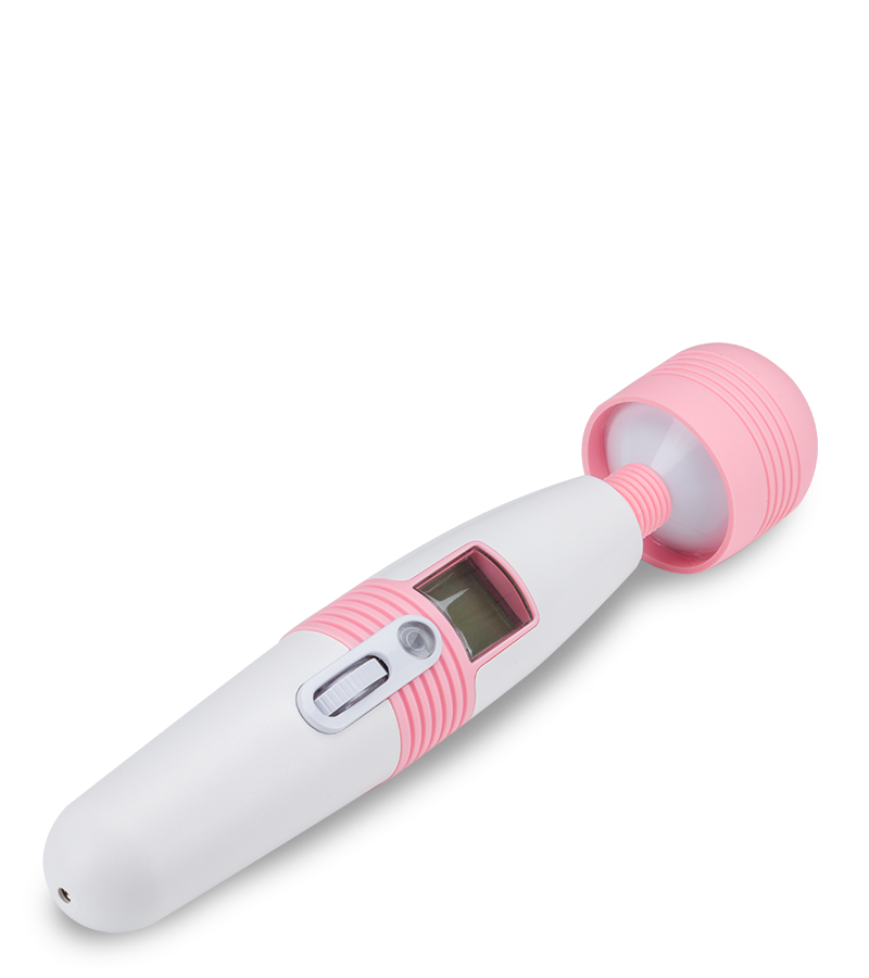Fantasy-Wand-Vibrator mit digitalem Display Wandy