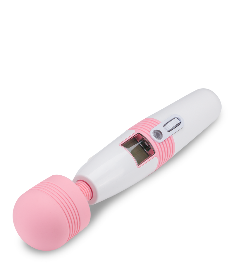 Fantasy-Wand-Vibrator mit digitalem Display Wandy